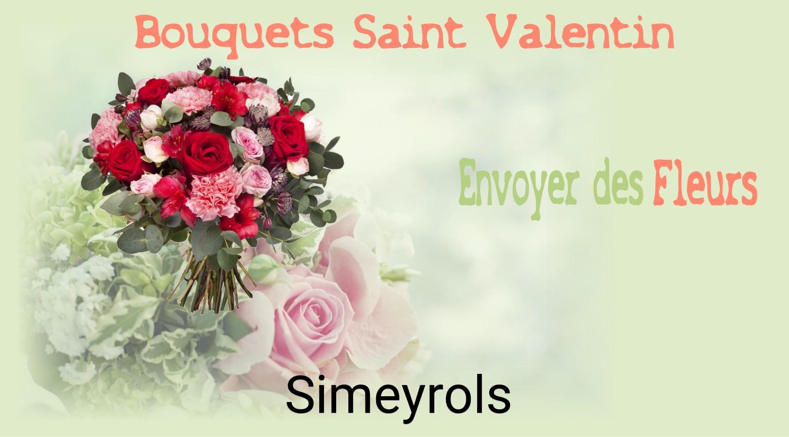 Roses de Saint-Valentin livrées à Simeyrols